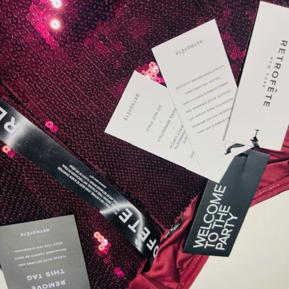 Retrofete Cecil Sequin Mini Party Dress (NWT) - Picture 6 of 6